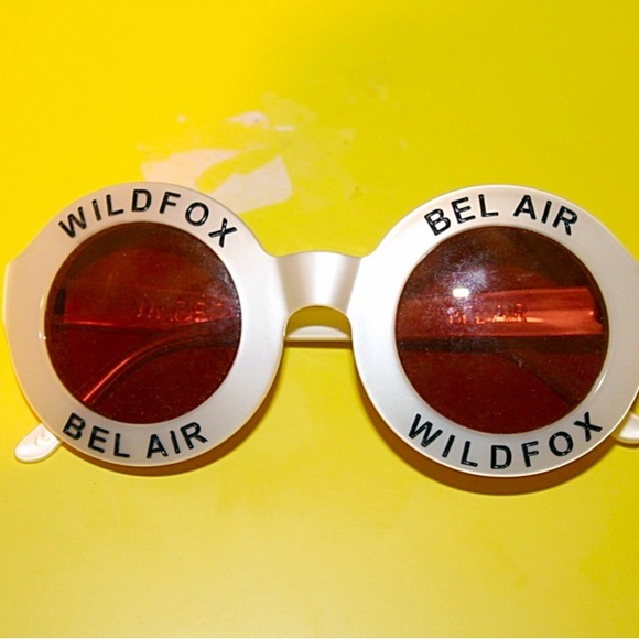 Wildfox Round Sunglasses with Red Lenses - Picture 1 of 2